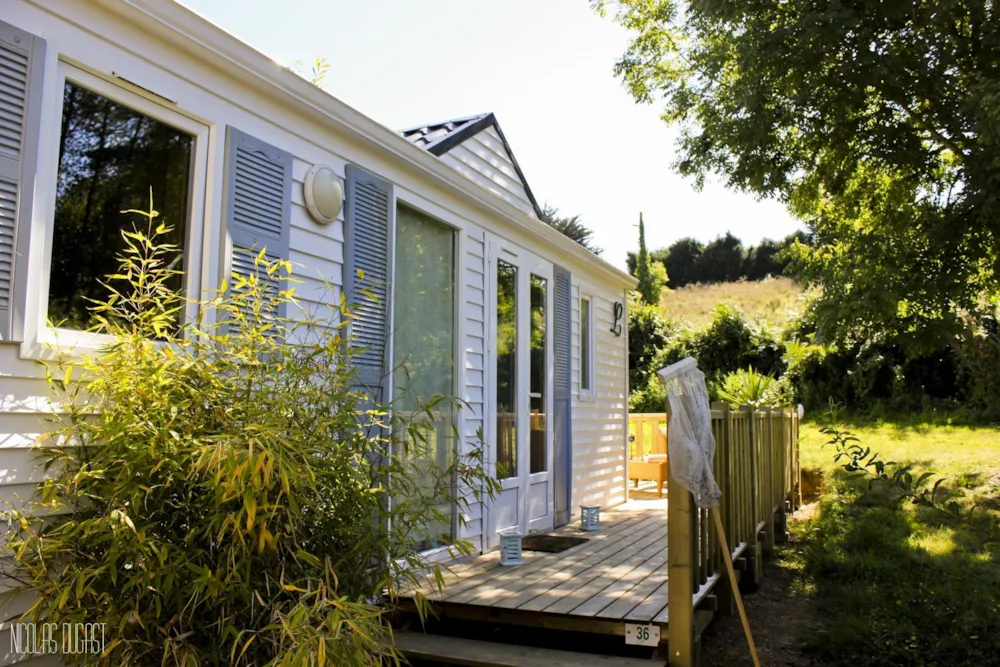 Location - Mobil Home Standard Savanah  Tv- 2 Chambres 28M² - Camping La Baie de Terenez