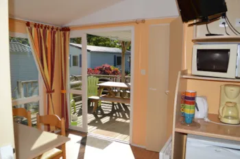 Mietunterkunft - Mobilheim Standard Ty Laouen Tv 2 Zimmer (Etagenbett) - Camping La Baie de Terenez