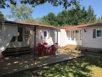 Mietunterkunft - Grand Confort Pivoine, Doppelte Residenz 2X35m², 3 Schlafzimmer - Camping de la Croix Saint Martin