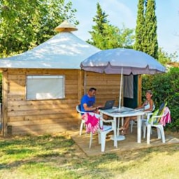 Huuraccommodatie(s) - Simply Lodge (Zondag) - Camping Lou Pantaï