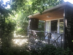 Huuraccommodatie(s) - Lodge Houten Grand Confort (Zondag) - Camping Lou Pantaï