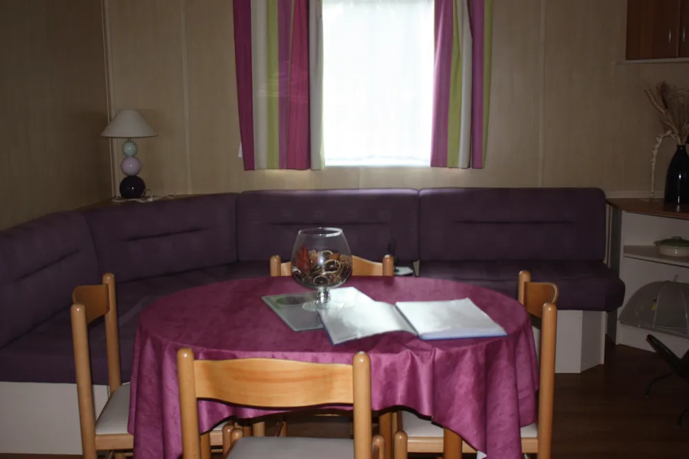 Huuraccommodatie(s) - Chalet Premium 46M² (3 Slaapkamers) + Airconditioning + Overdekt Terras + Tv - Camping Saint Tro'Park