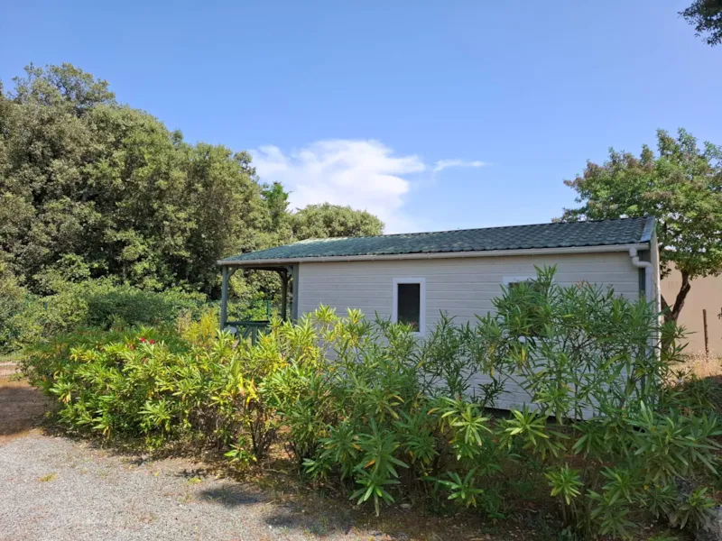 Chalet Premium 34M² (3 Chambres) + Climatisation + Lave-Vaisselle + Terrasse Couverte