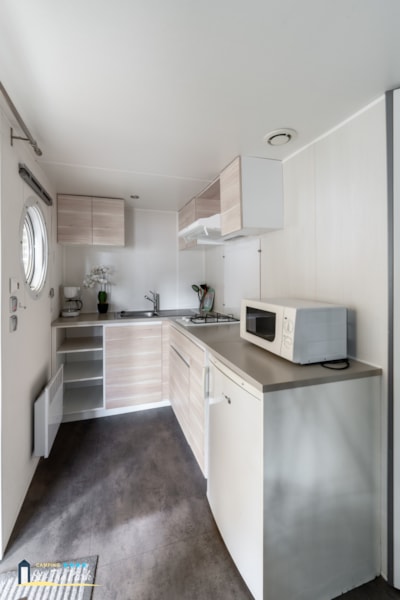 Mobile home Confort 18,60 m² (1 bedroom) + Half-covered terrace — 4