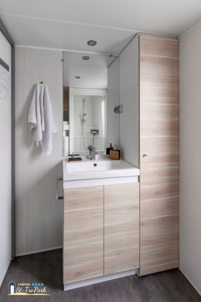 Mobile home Confort 18,60 m² (1 bedroom) + Half-covered terrace — 7