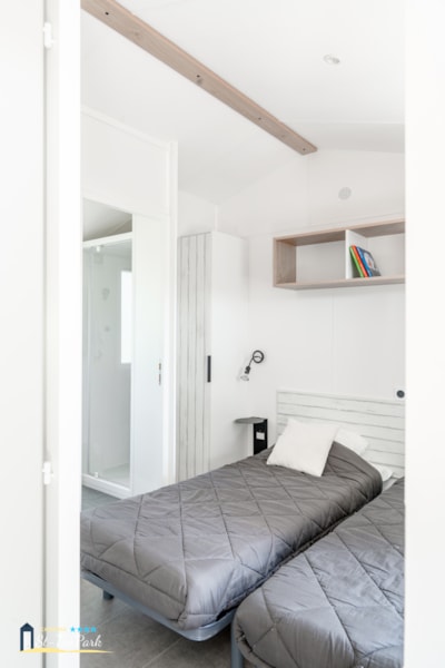 Mobile home Premium - 32m² (2 bedrooms - 2 bathrooms) + Dishwasher + 15m² semi-covered terrace — 6