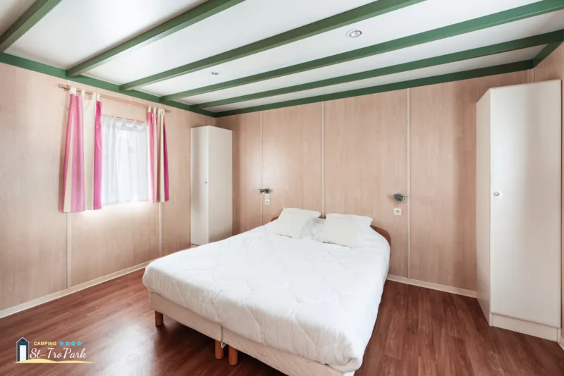 Mobil-Home Premium 32M² (2 Chambres) Réservé Aux Personnes À Mobilité Réduite Avec Climatisation