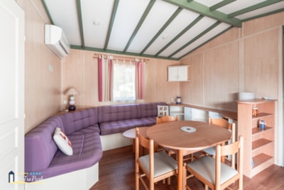 Chalet Premium 46m² (3 bedrooms) + air conditioning + sheltered terrace + Dishwasher — 3