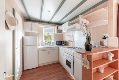 Chalet Premium 46m² (3 bedrooms) + air conditioning + sheltered terrace + Dishwasher — 5
