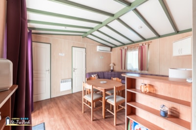 Chalet Premium 46m² (3 bedrooms) + air conditioning + sheltered terrace + Dishwasher — 8