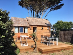 Accommodation - Wooden Cabin 2 Bedrooms - 20M² - - Camping Les Baleines