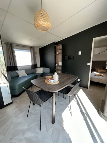 Mietunterkunft - Mobilheim 2 Schlafzimmer Privilège - 36M² - - Camping Les Baleines