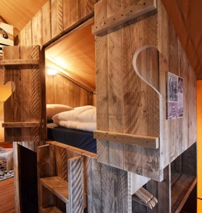 Bergerie Lodge - 2 bedrooms and 1 hut bed - 6 people