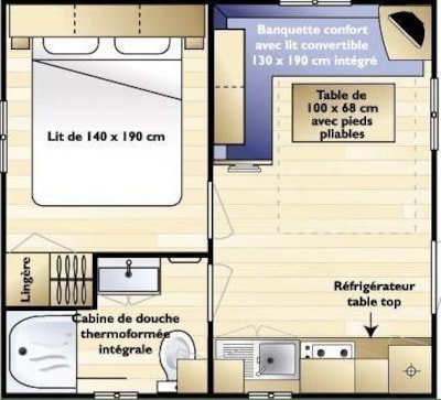 Mobile-home ASTRIA - 1 bedroom — 8