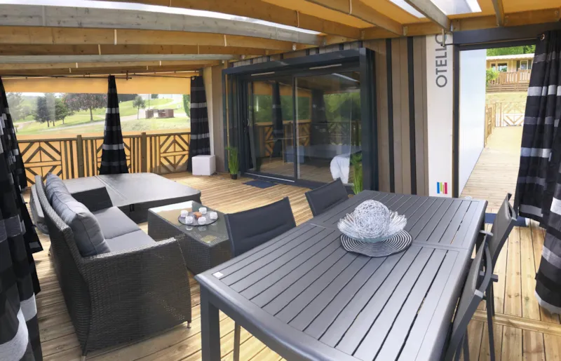 Mobil Home Otello Luxe - 1 Chambre - Jacuzzi Privatif 2 Personnes