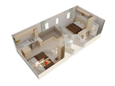 Mobile-home SAVANNAH - 2 bedrooms — 10