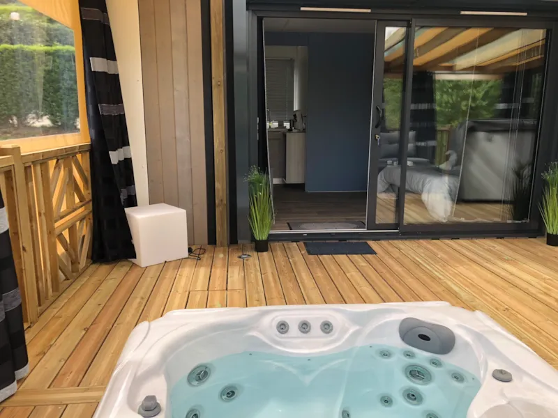 Mobil Home Otello Luxe - 1 Chambre - Jacuzzi Privatif 2 Personnes
