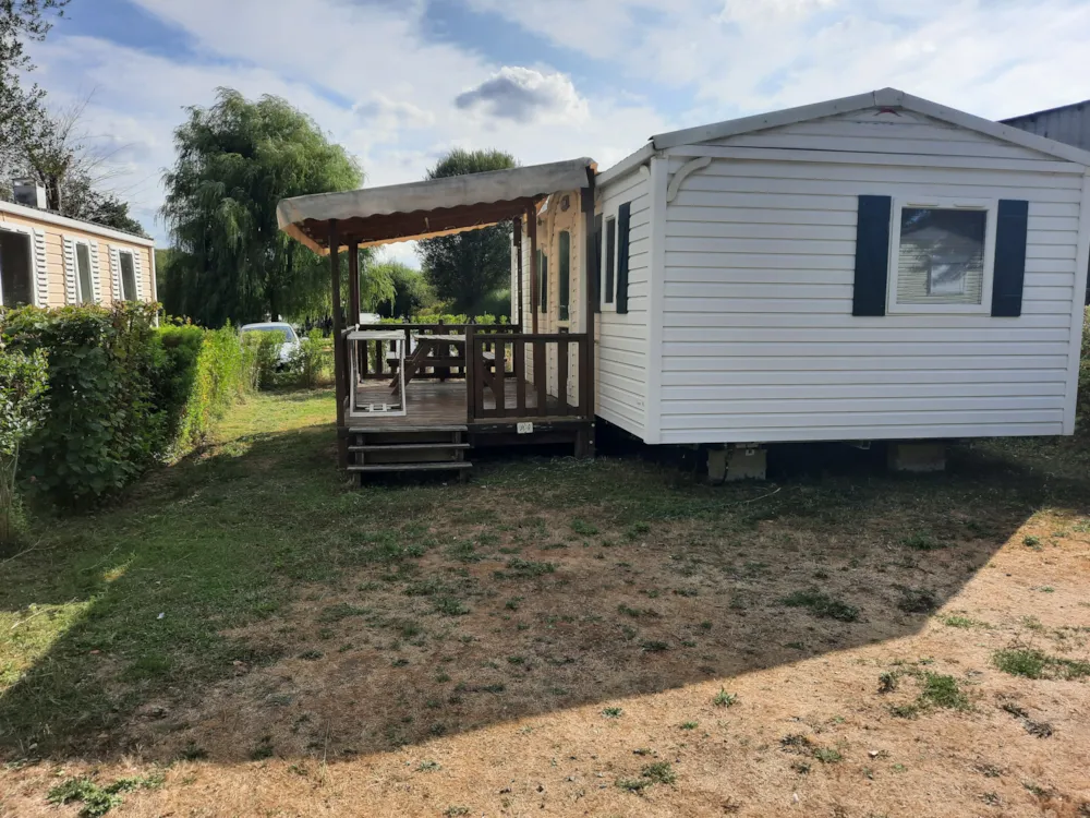 Location - Mobil Home Savannah - Eco- 2 Chambres - Camping Monaco Parc
