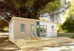 Accommodation - Homeflower Premium 34M² 3 Bedrooms + Sheltered Terrace - Flower Camping l'Ile des Trois Rois