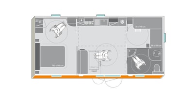 Mobil Home adapted to the people with reduced mobility 2 bedrooms — 5