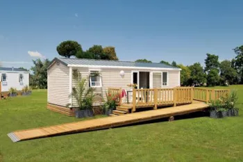 Mietunterkunft - Mobilheim Behindertengerecht 2 Zimmer - Flower Camping l'Ile des Trois Rois
