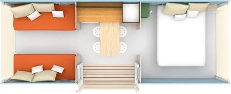 Coco Sweet 16M² + Terrasse Avec Auvent - Sans Sanitaires Privés