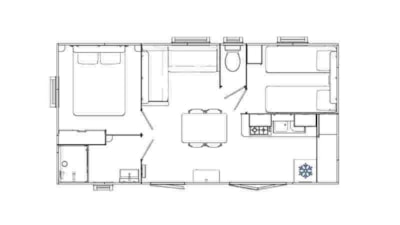 Homeflower Premium 30m² 2 bedrooms + sheltered terrace — 7