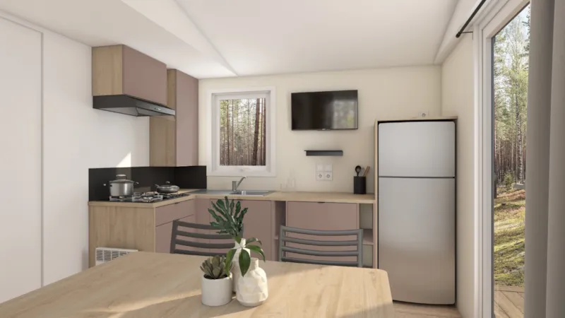 Mobil Home Confort 20 M²  (1 Chambre) + Terrasse