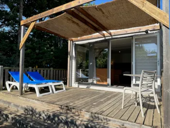 Mietunterkunft - Mobil-Home 2 Places Premium Grand - CAMPING PEGOMAS