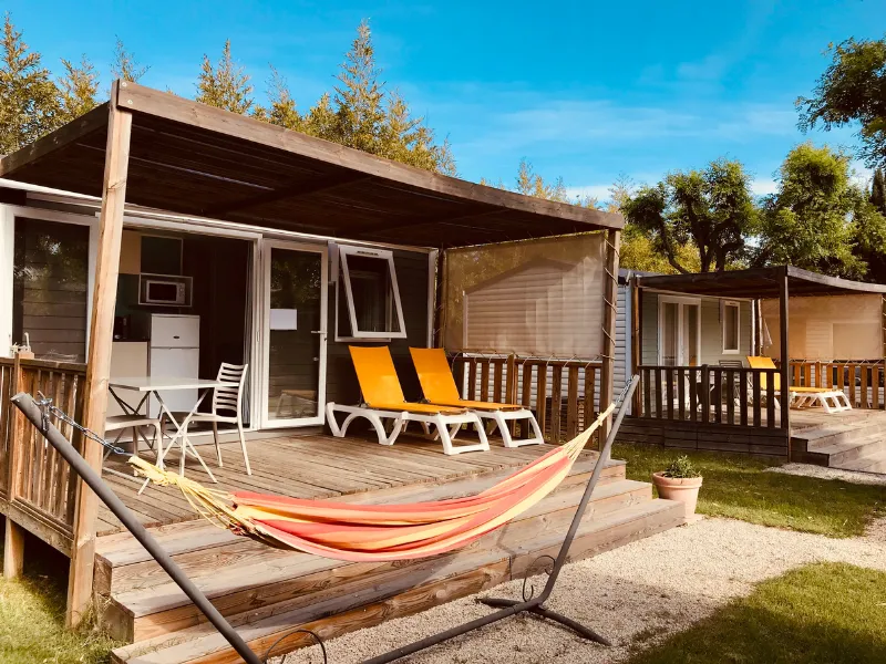 Location - Mobil-Home Cosy 2 Places - Camping Pegomas