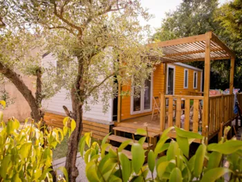 Mietunterkunft - Mobil-Home 6 Places Premium - CAMPING PEGOMAS