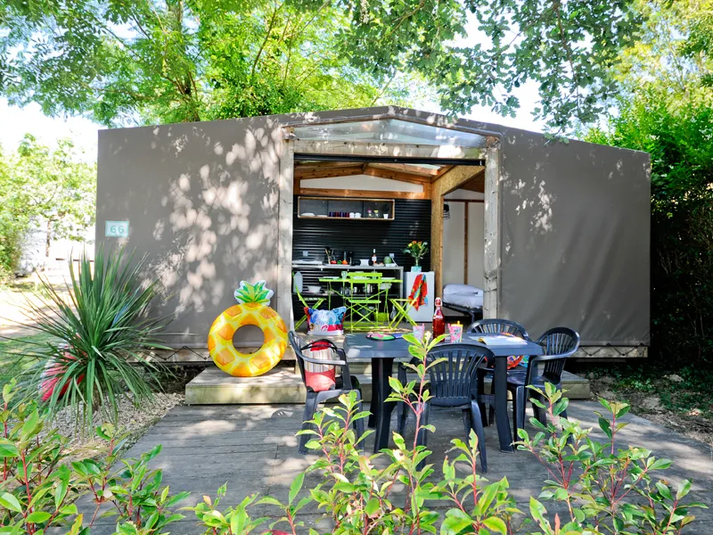 Location - Lodge Maori 2 Chambres - Camping Le Paradis - Sea Green by Sunêlia