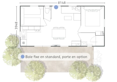 Mobile home - 2 bedrooms BAHIA