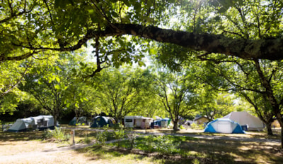COMFORT pitch for 2 people, minimum 80 m², 16A electricity, drinking water, sanitation on site, — 7