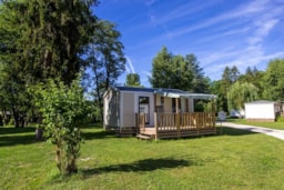 Mietunterkunft - Mobilheim Herisson 23M² - 1 Zimmer - Camping Ile de Boulancourt