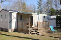 Huuraccommodatie(s) - Stacaravan Cygne 26M² - 2 Slaapkamers - Camping Ile de Boulancourt