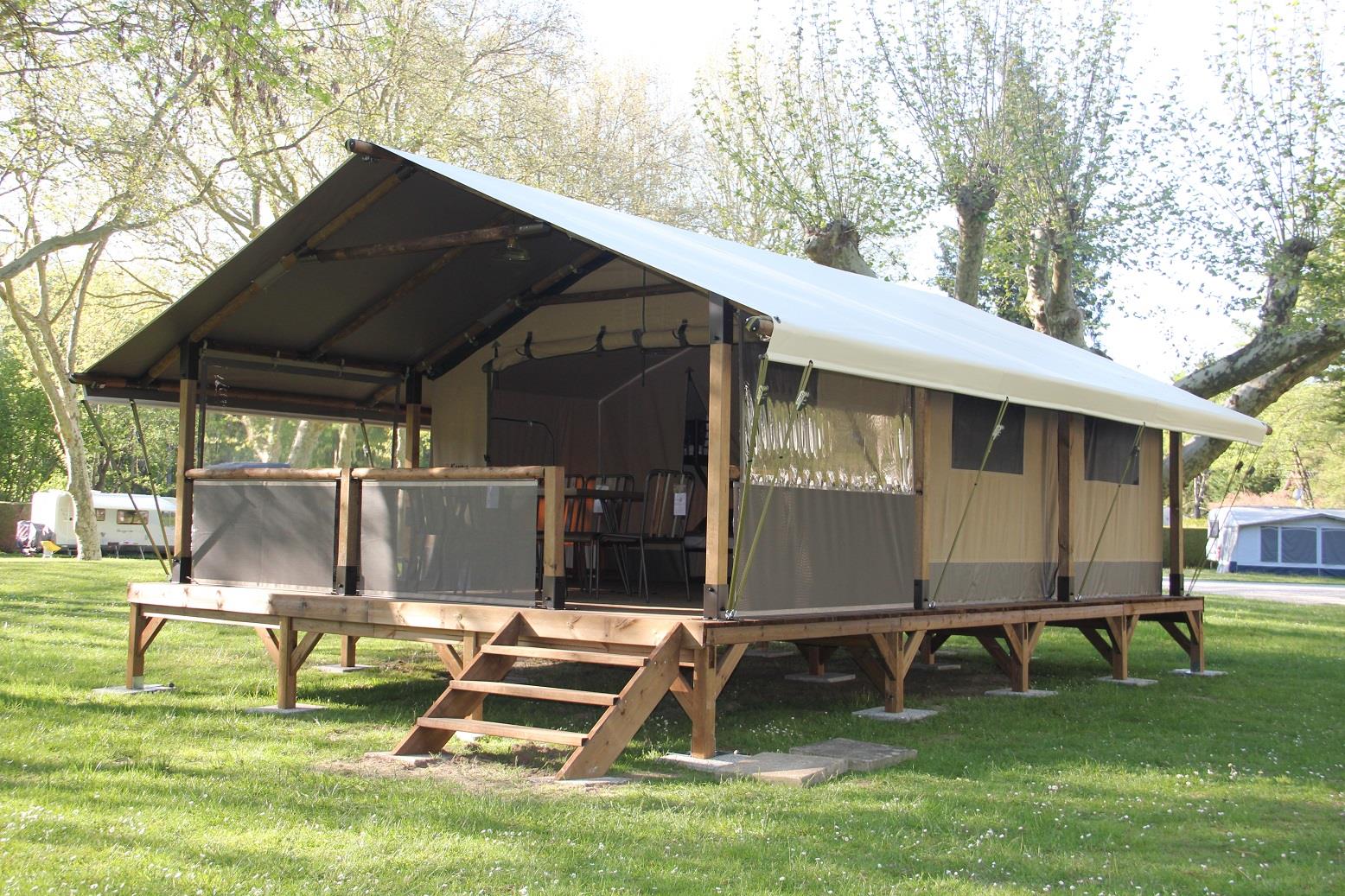 Location - Lodge La Dame Jouanne  (Sans Sanitaires) - Camping Ile de Boulancourt