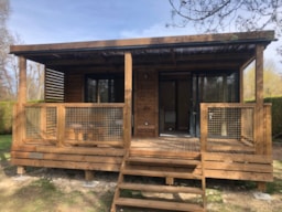 Location - Chalet Paris Sur Pilotis Nouveauté 2023 - Camping Ile de Boulancourt