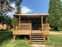 Huuraccommodatie(s) - Chalet Fontainebleau Sur Pilotis Nouveauté 2023 - Camping Ile de Boulancourt