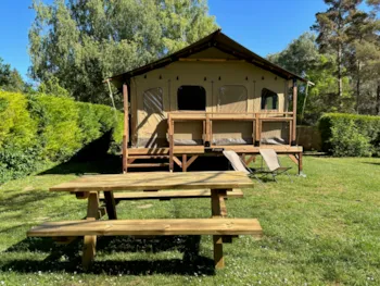Mietunterkunft - Lodge Isatis ( Mit Sanitäranlagen ) Neu Mai 2025 - Camping Ile de Boulancourt