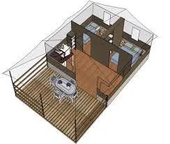 Freeflower Confort 37M² (2 Chambres) + Terrasse Couverte 13M² - Sans Sanitaires -