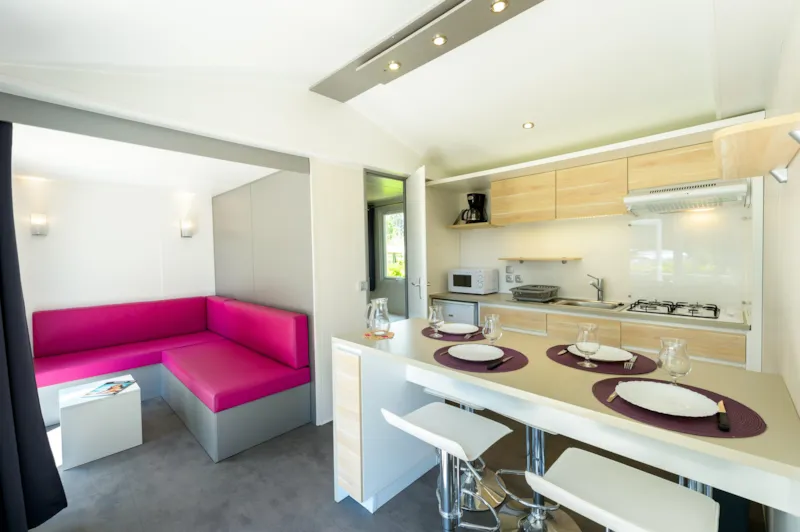 Mobil-Home Perceval Standard 29M² (2 Chambres) + Terrasse Couverte + Tv