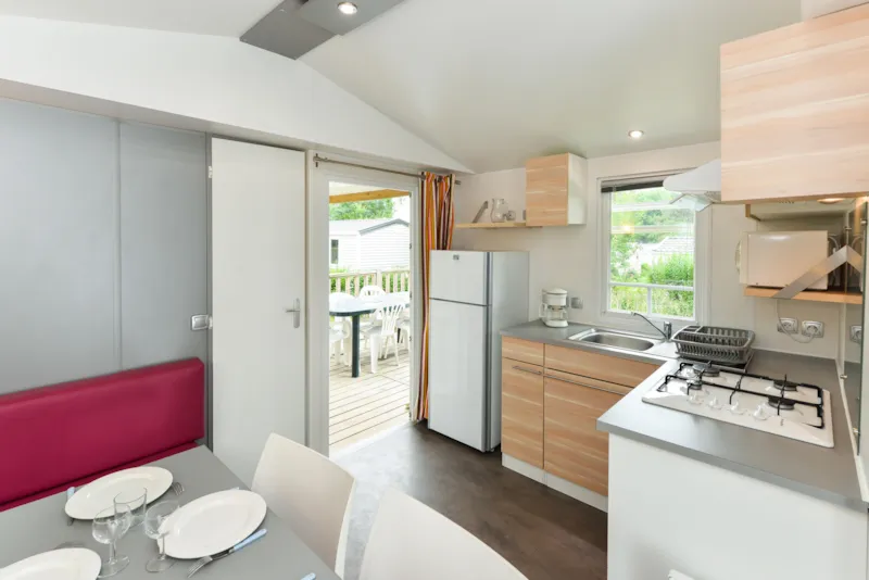 Mobil Home Arthur Confort 29M² (3 Chambres) + Terrasse Semi-Couverte