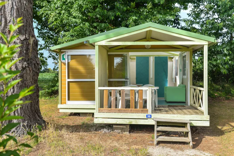 Chalet Standard 25M² (2 Chambres ) + Terrasse Couverte