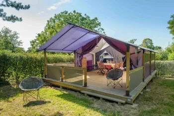 Mietunterkunft - Bungalow Freeflower 37M² (2 Zimmer) Überdachte Terrasse 13M² - Flower Camping le Kergariou