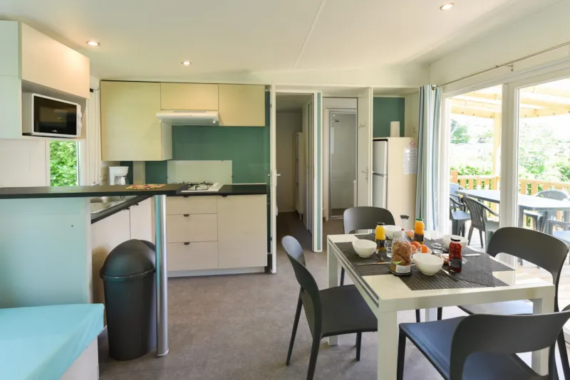 Mobil-Home Caélia Confort 31M² (3 Chambres) + Terrasse Couverte / Zone Piétonne