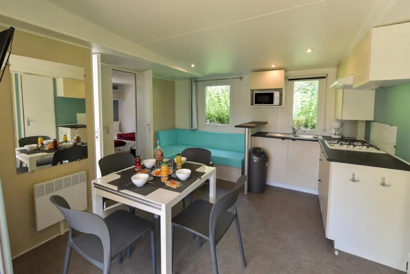 Mobil-Home Caélia Confort 31M² (3 Chambres) + Terrasse Couverte / Zone Piétonne