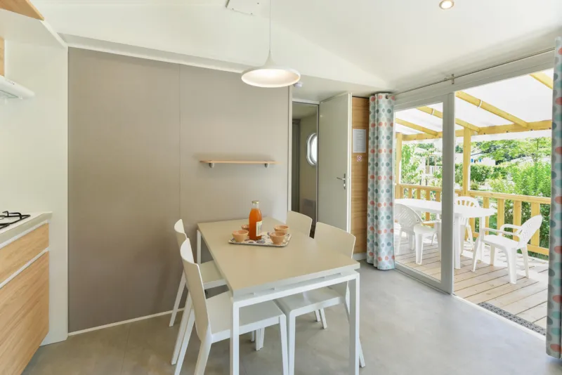 Mobil-Home Perceval Standard 29M² (2 Chambres) + Terrasse Couverte + Tv