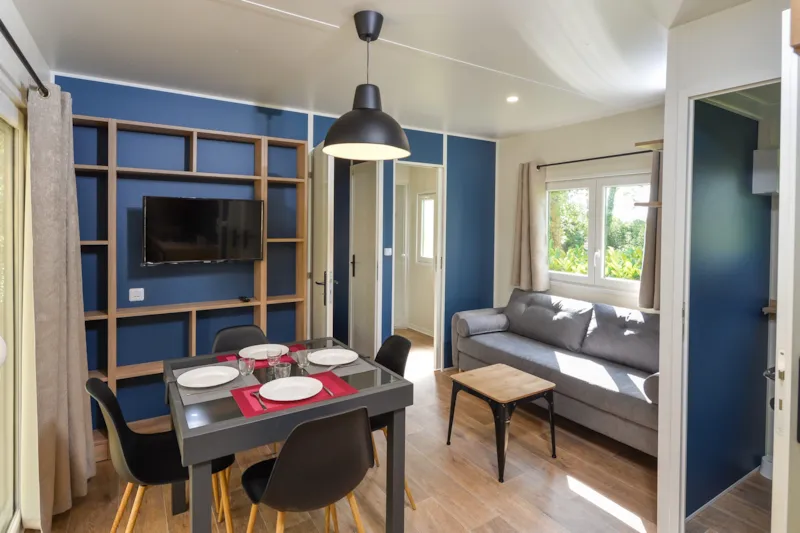 Mobil-Home Camelot Premium 32M² (2 Chambres) + Grande Terrasse Couverte/ Zone Piétonne