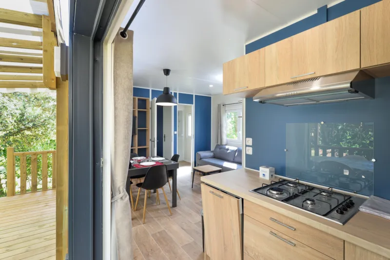Mobil-Home Camelot Premium 32M² (2 Chambres) + Grande Terrasse Couverte/ Zone Piétonne